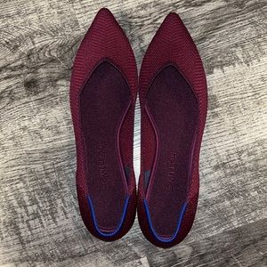 Rothy’s Herringbone Cabernet flats
